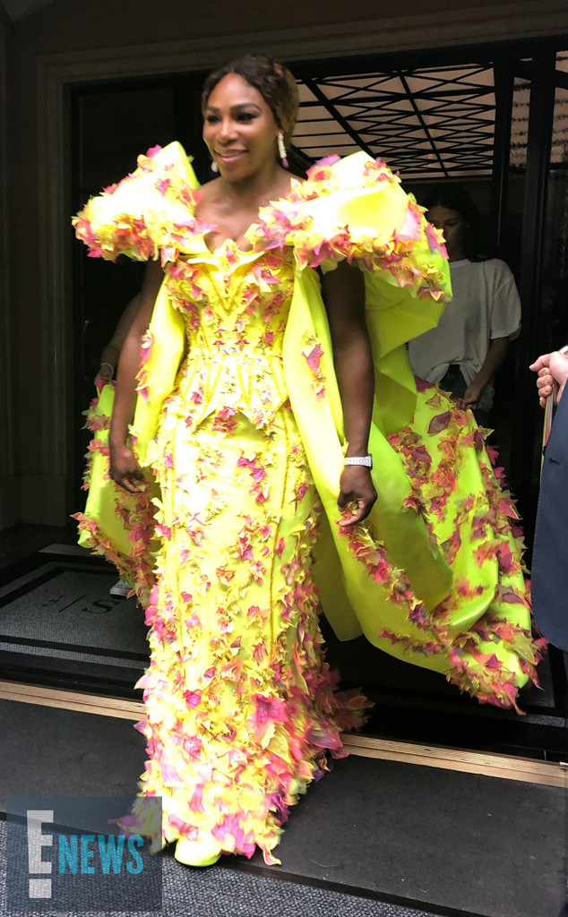 Serena Williams Shines Like The Sun In 2019 Met Gala Dress E Online